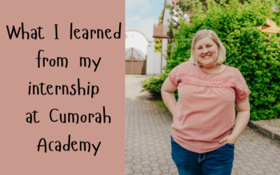 What I learned from my Internship at Cumorah Academy